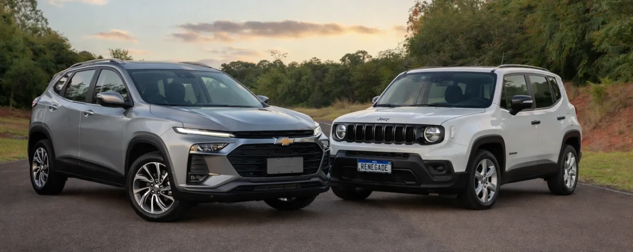 Jeep Renegade ou Chevrolet Tracker, qual levar?