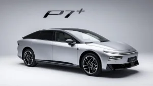 Xpeng, do modelo P7 (foto), será uma nova marca chinesa no Brasil.