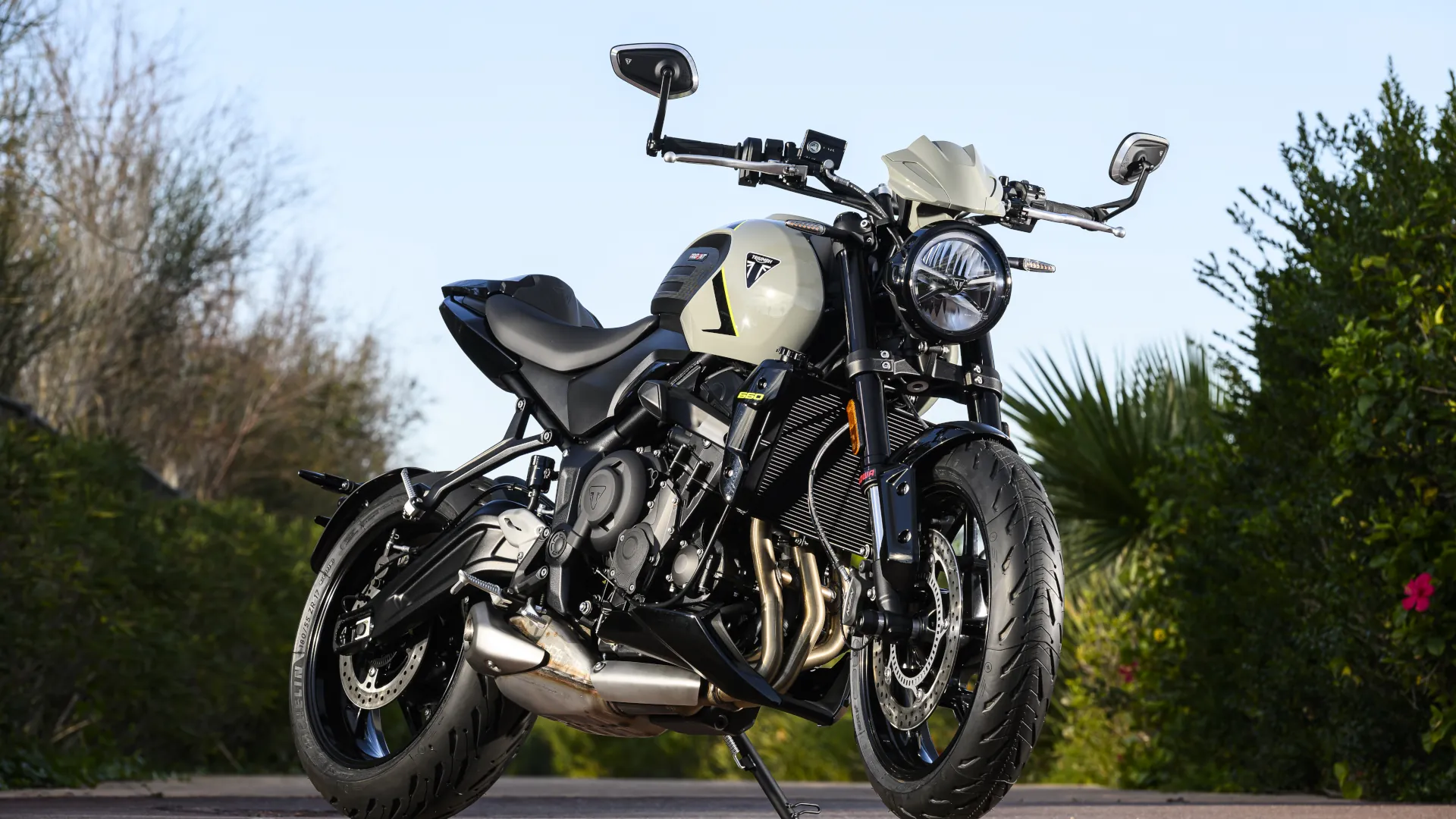 Triumph Trident 660 2026 Cinza Acessorios