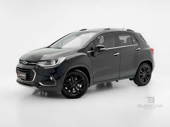 Imagem de um Chevrolet Tracker Preto, com design moderno e confortável, ideal para quem busca um SUV versátil até 100 mil reais.