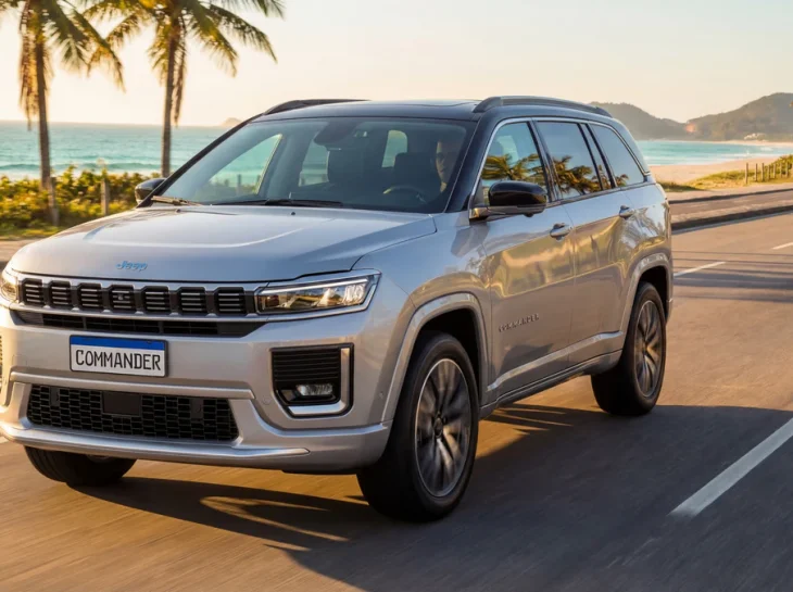 Jeep Commander 2027 chega com motor híbrido