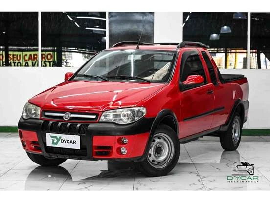 Fiat Strada vermelha com valor até 60 mil reais, planejada para quem busca um veículo compacto, econômico e versátil para o dia a dia.