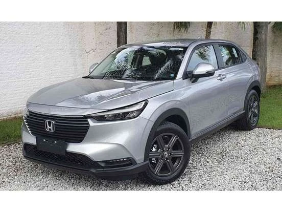 Honda HR-V novo, destaque para seu design moderno e rodas pretas, ideal para quem busca um SUV compacto com preço até 280 mil reais.