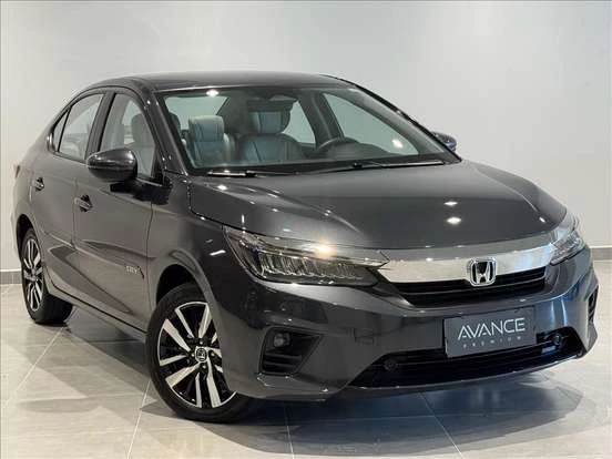 Honda City Preto novo com design moderno, interior confortável e excelente desempenho, ideal para quem busca um carro até 170 mil reais.