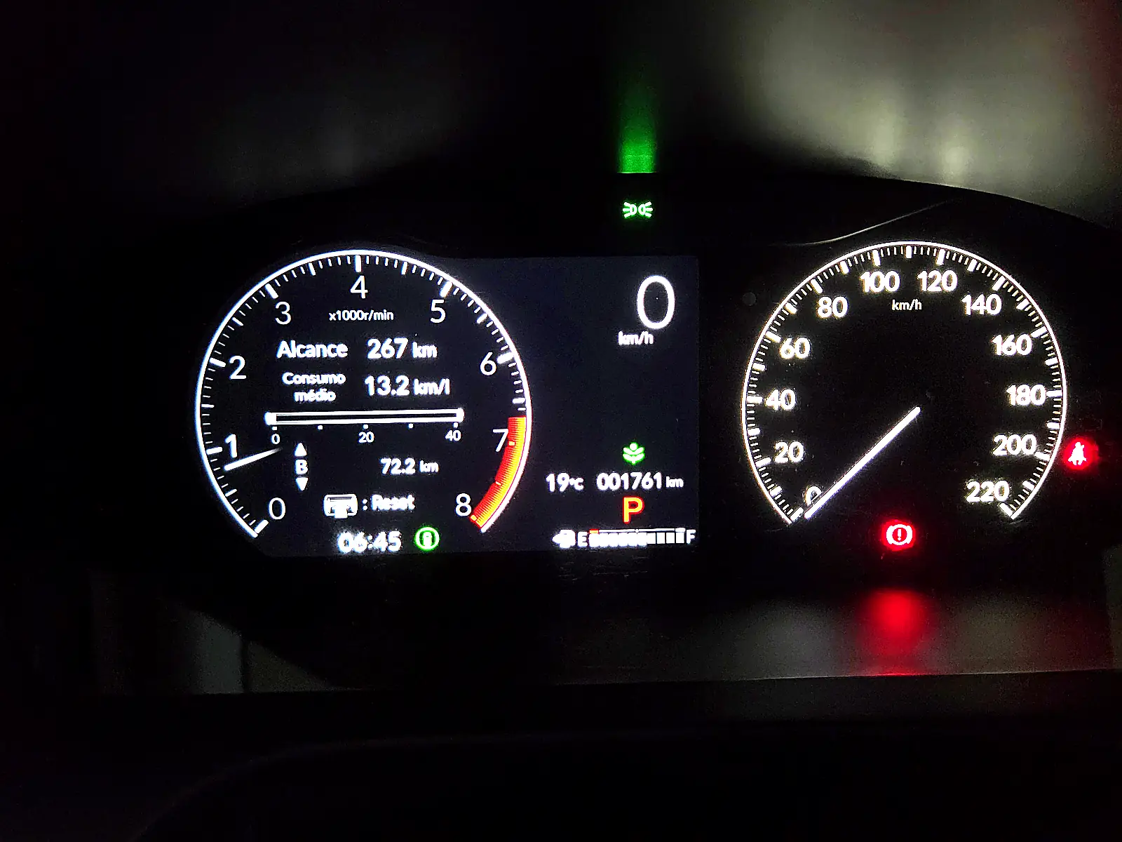 Honda Zr V Cinza Painel Instrumentos Detalhe 1