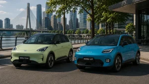 GAC Aion UT ou Geely EX2, qual hatch elétrico comprar?