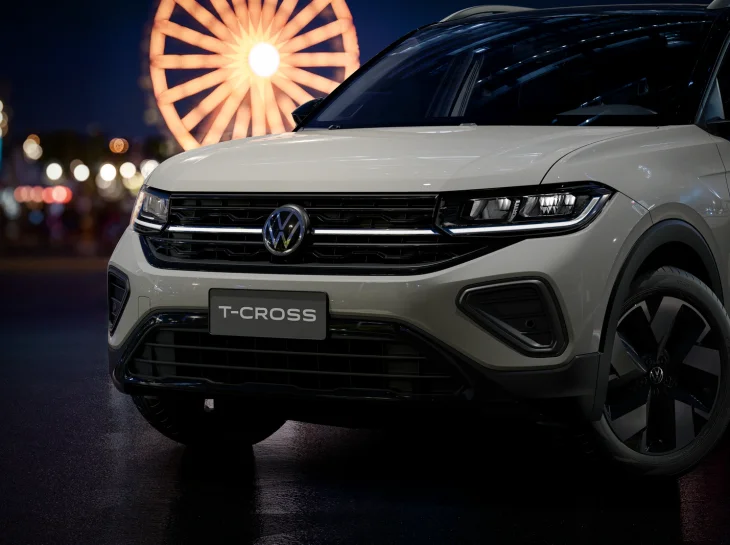 Volkswagen T-Cross 2027 tem câmbio de 8 marchas