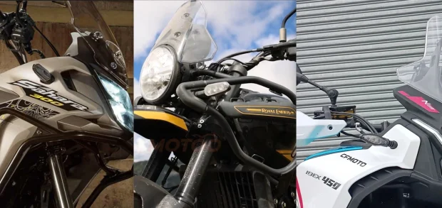 Comparativo Honda Sahara Xre 300, Re Himalayan 450 E Cfmoto Ibex 450