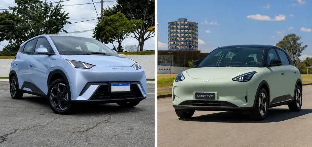 BYD Dolphin Mini ou Geely EX2: qual comprar?