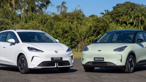 Geely Ex2 e MG4 Urban - comparativo